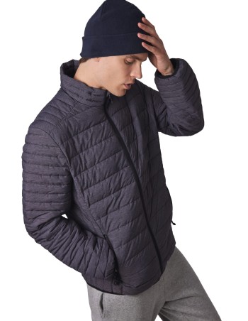 Recycled microfleece beanie with turn-up