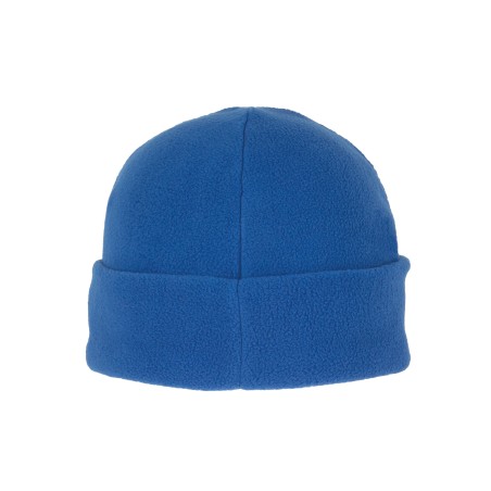 Recycled microfleece beanie with turn-up