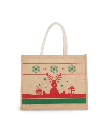 Shopping bag with Christmas patterns 2