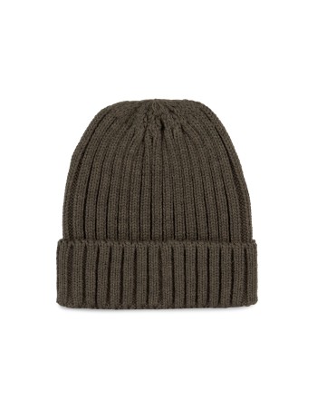 Double ribbed beanie with turn-up 2