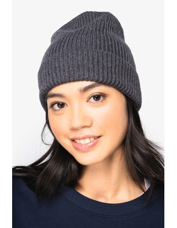 Eco-friendly unisex merino wool beanie