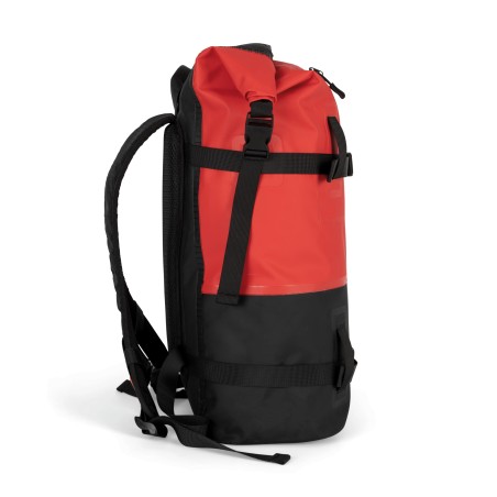 Waterproof backpack with compression straps