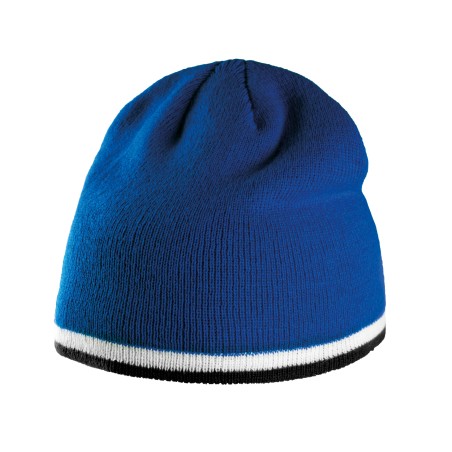 Beanie with contrasttwo-tone band