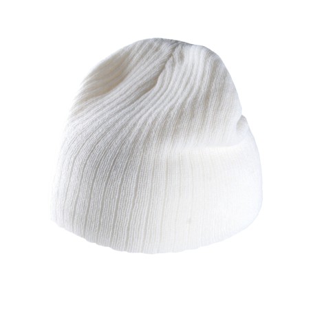 Rib-knit beanie