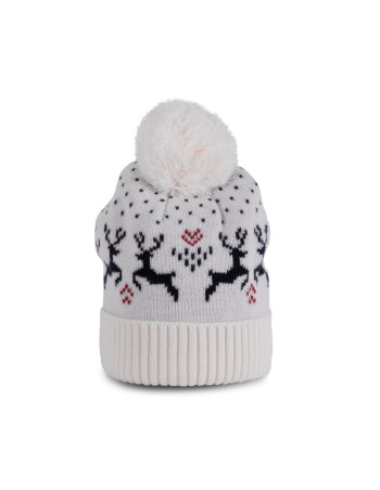 Gorro de Navidad con diseño de renos 2