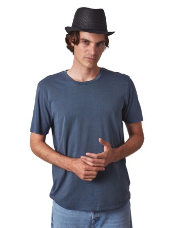 Retro Panama-style straw hat