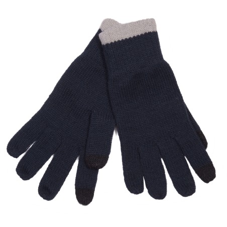 Touch screen knitted gloves