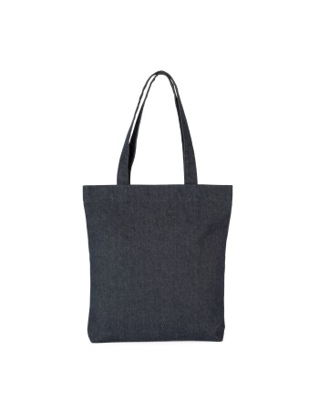 Recycled cotton denim look tote bag 2