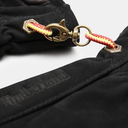 Nubuck glove with touch tips