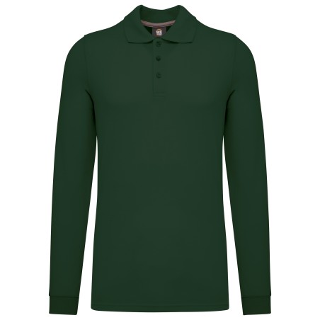 Men\\\'s long-sleeved polo shirt