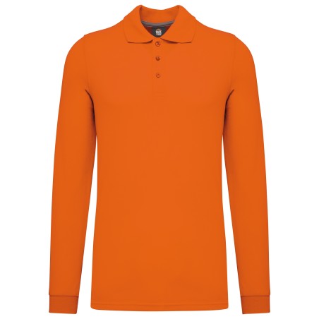 Men\\\'s long-sleeved polo shirt