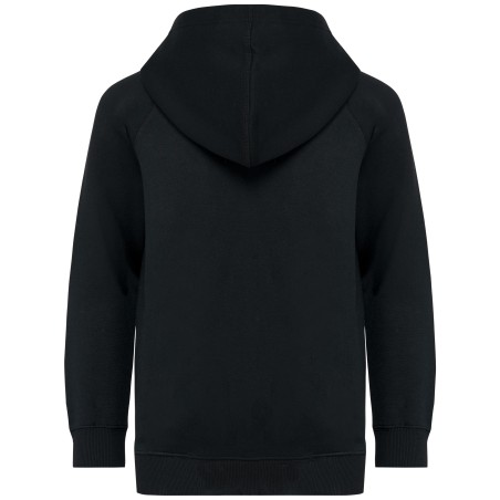 Chaqueta cremallera y capucha infantil