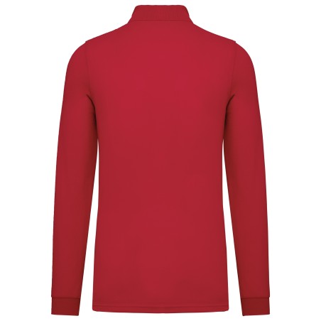 Polo Antibacteriano manga larga hombre