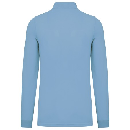 Polo Antibacteriano manga larga hombre