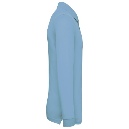 Polo Antibacteriano manga larga hombre