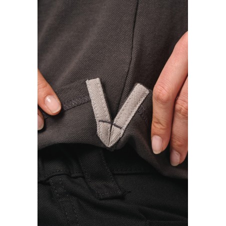 Polo Antibacteriano manga larga mujer