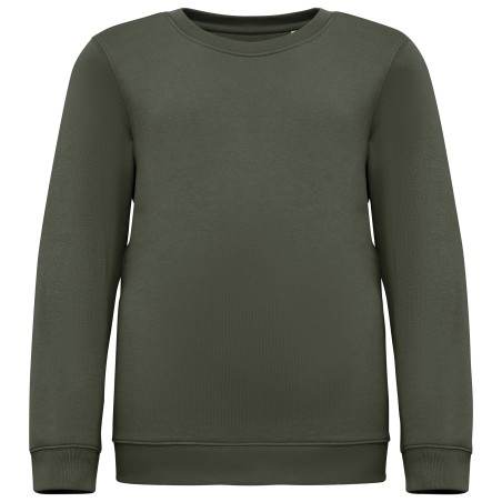 Eco-friendly Kids\\\' round neck sweatshirt