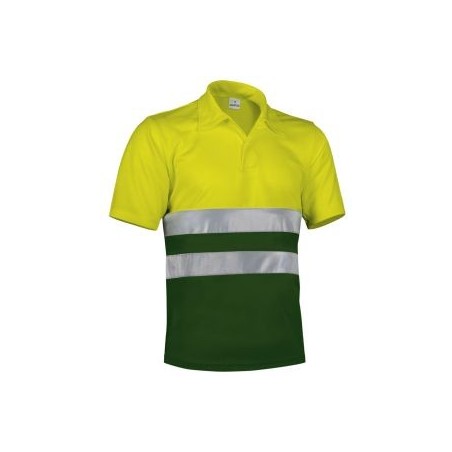 POLO DE ALTA VISIBILIDAD REFLECTANTE MANGA CORTA