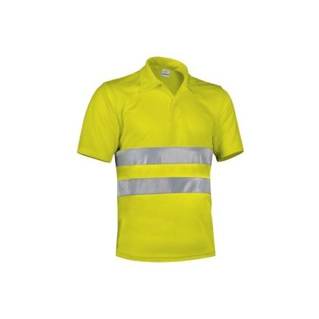 POLO DE ALTA VISIBILIDAD REFLECTANTE MANGA CORTA