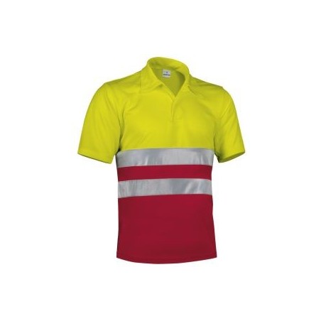 POLO DE ALTA VISIBILIDAD REFLECTANTE MANGA CORTA