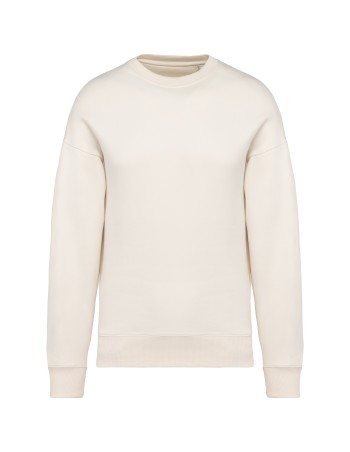 Sudadera ecorresponsable cuello redondo oversize unisex 2