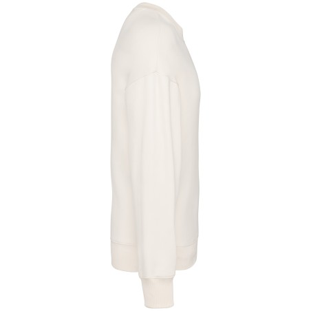 Sudadera ecorresponsable cuello redondo oversize unisex