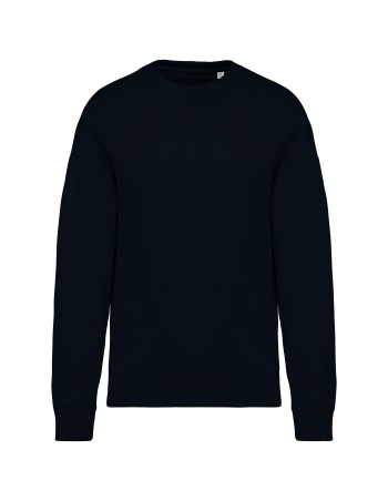 Eco-friendly unisex oversize round neck sweatshirt 2