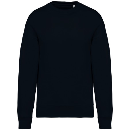 Sudadera ecorresponsable cuello redondo oversize unisex