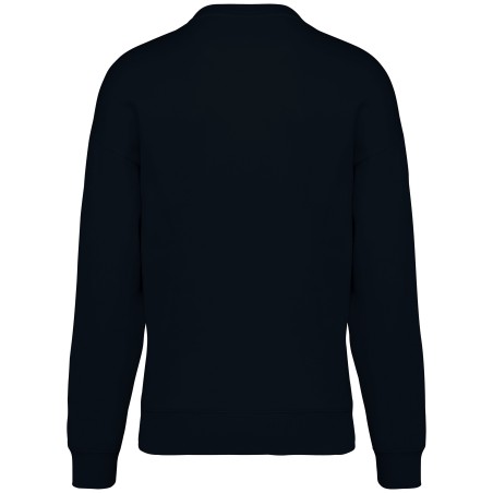 Sudadera ecorresponsable cuello redondo oversize unisex