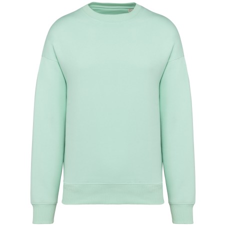 Eco-friendly unisex oversize round neck sweatshirt