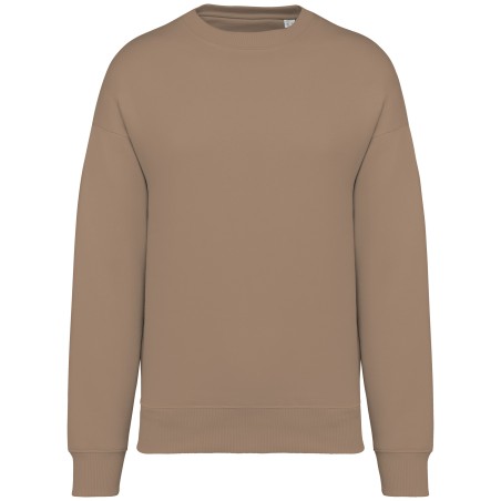 Eco-friendly unisex oversize round neck sweatshirt
