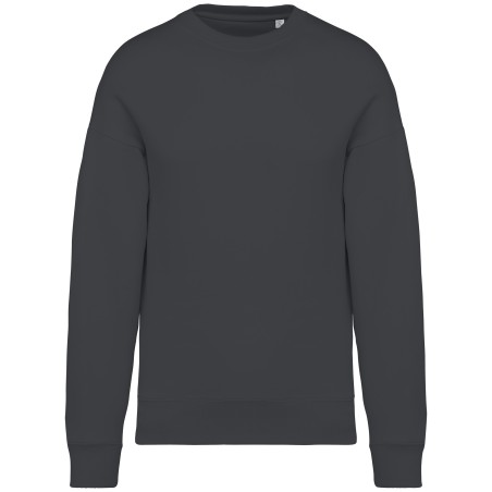 Sudadera ecorresponsable cuello redondo oversize unisex
