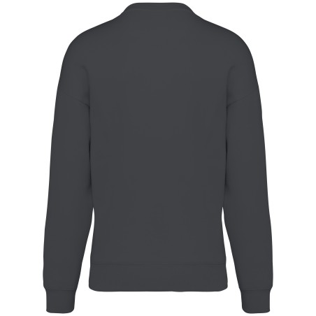 Eco-friendly unisex oversize round neck sweatshirt