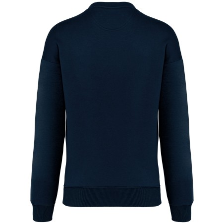 Sudadera ecorresponsable cuello redondo oversize unisex