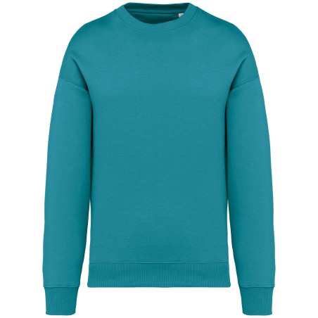 Eco-friendly unisex oversize round neck sweatshirt