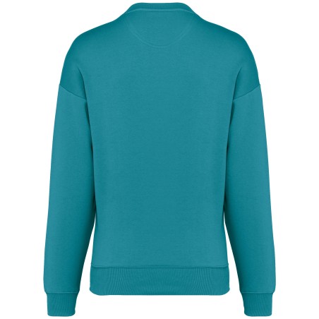 Eco-friendly unisex oversize round neck sweatshirt