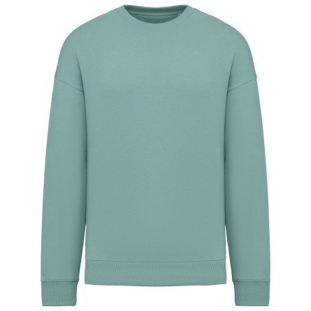 Eco-friendly unisex oversize round neck sweatshirt