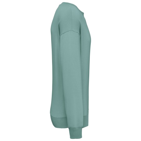Eco-friendly unisex oversize round neck sweatshirt