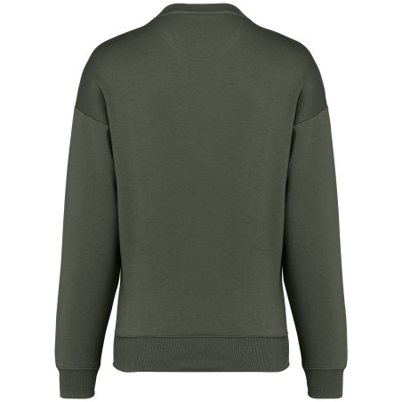 Eco-friendly unisex oversize round neck sweatshirt
