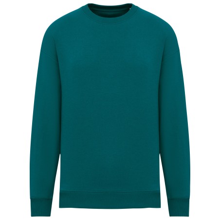 Eco-friendly unisex oversize round neck sweatshirt