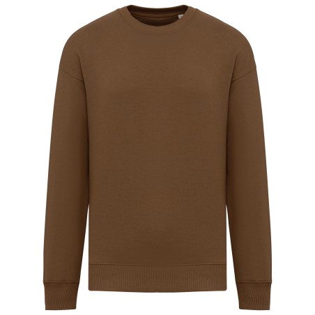 Sudadera ecorresponsable cuello redondo oversize unisex