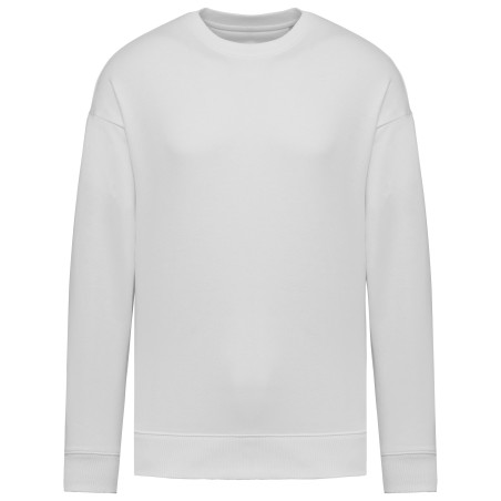 Sudadera ecorresponsable cuello redondo oversize unisex