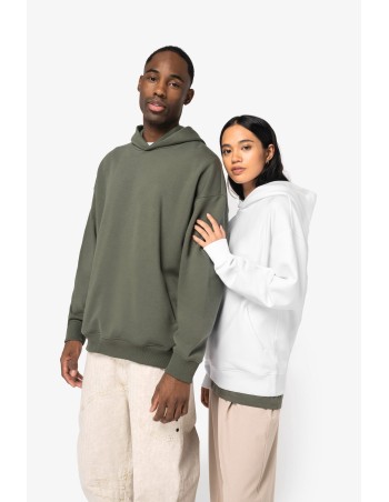 Eco-friendly unisex oversize hooded sweatshirt
