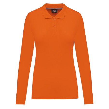Ladies\\\' long-sleeved polo shirt