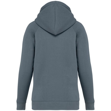 Eco-friendly ladies\\\' raglan hooded sweatshirt