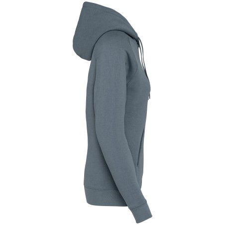 Eco-friendly ladies\\\' raglan hooded sweatshirt