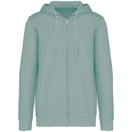 Sudadera ecorresponsable con cremallera y capucha French Terry unisex