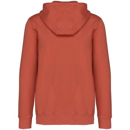Sudadera ecorresponsable con cremallera y capucha French Terry unisex