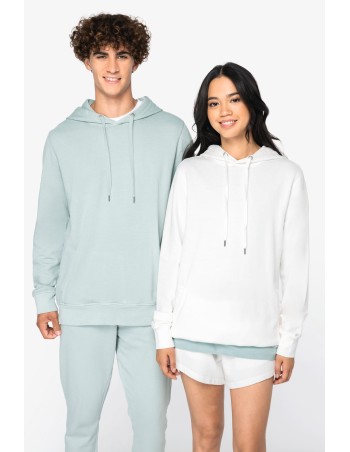 Eco-friendly unisex French Terry hooded sweatshirt