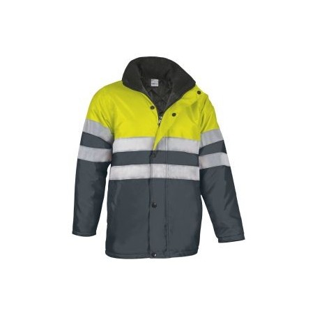 PARKA DE TRABAJO REFLECTANTE ALTA VISIBILIDAD